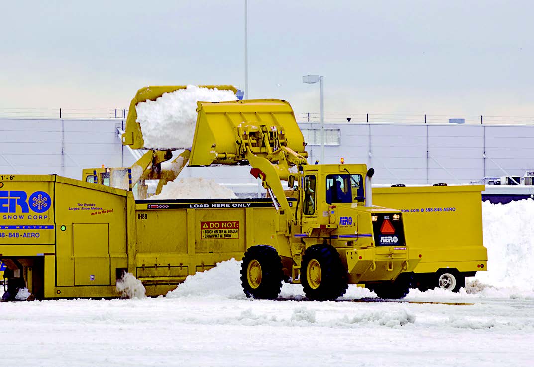 Snow hauling and relocation services