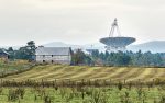 The GBT is the world’s largest fully steerable radio telescope and is dedicated to the tireless search for signals from outer space. The 2,004 receptor panels on the 2.3-acre concave collection dish are individually adjustable and can be focused to capture the slightest pulse emitted from the cosmos. (Andriy Blokhin/Shutterstock.com)