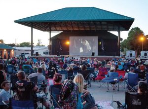 An outdoor movie is one of the highlights of Le Mars’ annual four day Ice Cream Days festival. (Photo provided)