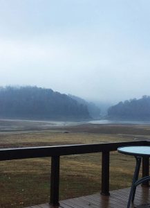 Smoke from the Gatlinburg/Siever County fires could be seen from the Dave and Leigh Kirk home 15-20 miles away. (Photo provided by Leigh Kirk)