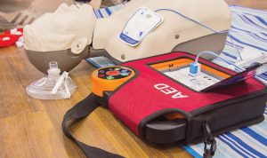 AEDs can range in price from $1,500- $2,000 each, and many departments have turned to grants and grassroot fundraising to add them to squad cars. (Shutterstock.com)