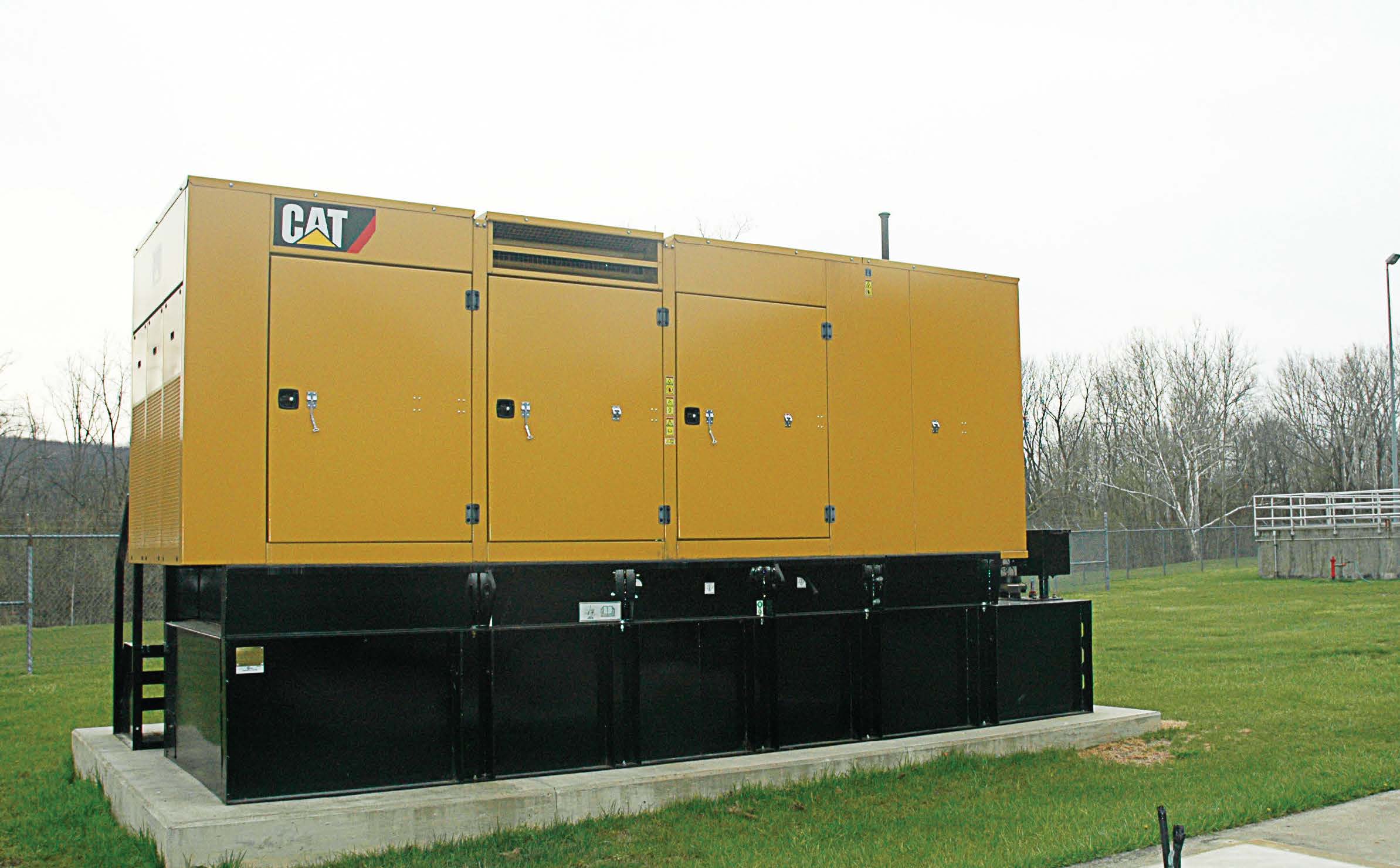 Ready to roll C18 genset kept treatment plant online for five days