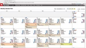 Aladtec’s monthly calendar keeps everyone in the department informed on what is going on from training events to meetings in addition to who is working and who is off. (Photo provided)