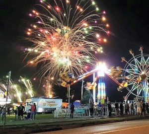 Orrville, Ohio’s, Fire in the Sky event features fireworks and a carnival, complete with games, rides and food. (Photo provided)