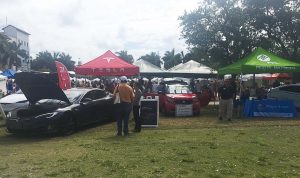 Delray Beach’s 2017 Earth Day celebration showcased 27 local green businesses and environmental organizations and drew a crowd of over 350. (Photo provided)