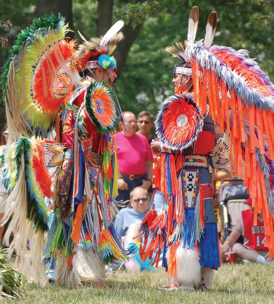 Downtown Chillicothe hosts the annual Feast of the Flowering Moon, a four-day festival featuring American Indian music and dance and a mountain man encampment reenactment. The festival just completed its 34th year. (Photo provided)