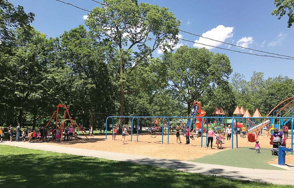 Inclusive playgrounds are being made more and more available in parks, which will bring even more visitors. This one in Kokomo, Ind., allows children and parents to interact with people from all walks of life. (Photo provided)