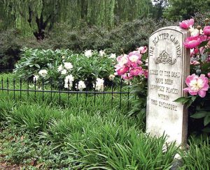 The scatter garden in the Old City Cemetery is available for mourners who wish to scatter the ashes of their dear departed. (Photo provided by Ted Delaney)