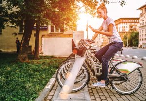An effective chain of communication can inform your community about different services, such as a new bike-sharing opportunity, and how they function. (Shutterstock.com)