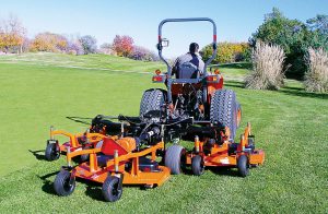 Procurement professionals can save time by using cooperative purchasing, particularly when it comes to grounds maintenance. Land Pride off ers contracts with many cooperative buy groups, including NJPA and BuyBoard. (Photo provided)