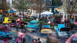 Frankenmuth’s annual AutoFest — always the weekend after Labor Day — features more than 2,500 classic and muscle cars, plus hot rods. It draws upwards of 100,000 visitors.