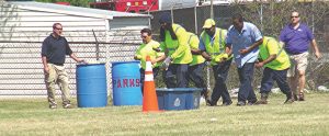 In the Workplace Athlete competition, employees complete a variety of physical challenges that are related to job safety. (Photo provided)