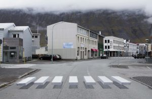 Ísafj örður, Iceland, decided to get creative when it came to catching the attention of drivers with its new 3-D pedestrian crosswalk. (Shutterstock.com)