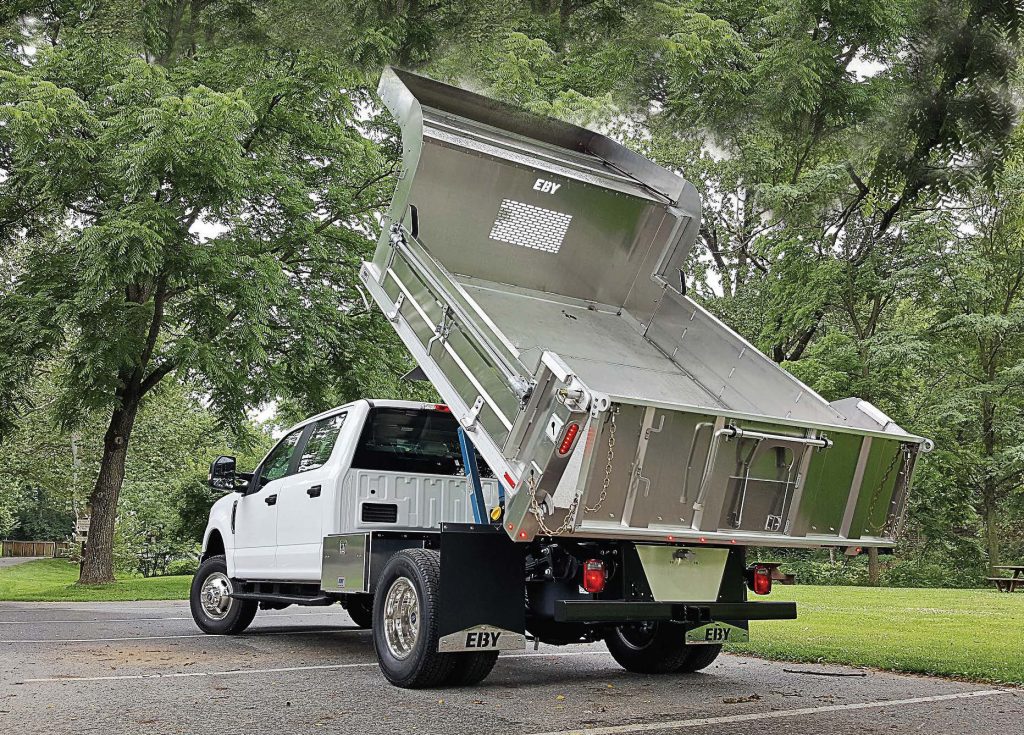 Eby Aluminum Dumping Flatbed Truck Body 