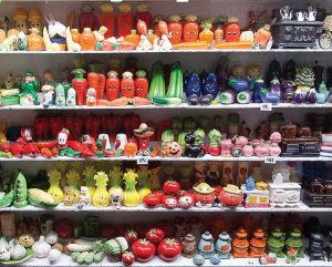 Replicas of foodstuff from around the globe are a staple of the displays at the Salt and Pepper Shaker Museum in Gatlinburg, Tenn. (Photo provided)