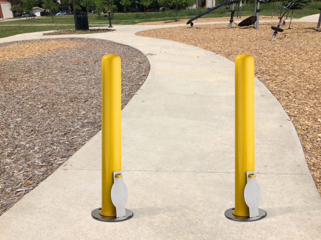 Removable Bollards Help Increase Pedestrian Safety The Municipal