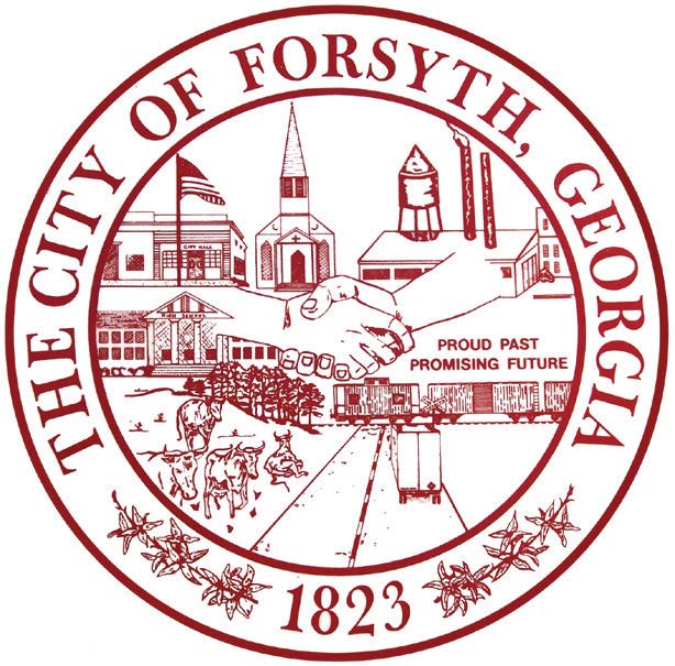 The city of Forsyth GA 1823