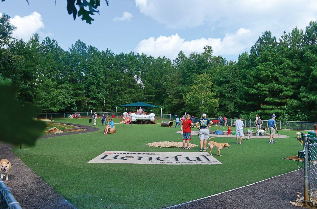 Newtown Dream Dog Park in Johns Creek, Ga., was selected by Purina Beneful as the winner of its nationwide Dream Dog Park competition, resulting in it being revitalized. (Photo provided)