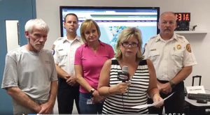 During Hurricane Irma, Dunedin broadcasted messages from the mayor, fire chief and other departments at the emergency operations center. While many people were without power, the messages could still be accessed by people who had internet through their smartphones. (Photo provided)