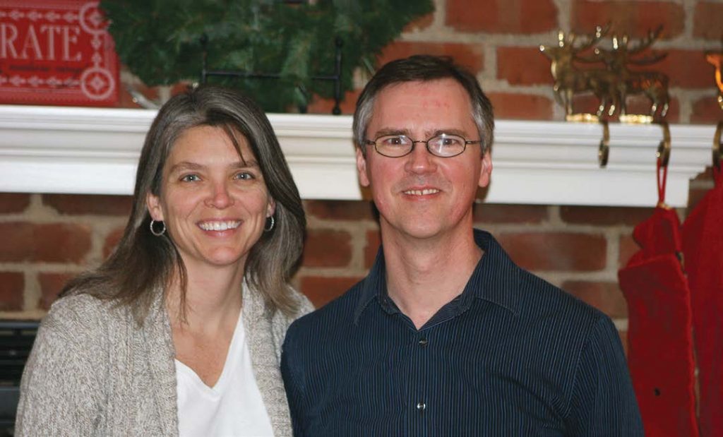 Parsley poses with Ryan Davenport, her Olympic coach and partner for the past 20 years. Davenport was a two-time world champion in skeleton for Canada and a sled builder for the sport. He built the sled Parsley used in the Olympic Games. He is currently in Australia as part of the Target 550 crew, which is trying to set a new land speed record. See www.target550.com/ for more information. (Photo provided)