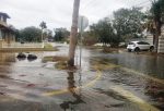 A “sunny day flood” in October 2017 filled some St. Augustine streets with water. The “Community Resiliency: Planning for Sea Rise” project seeks to mitigate such flooding. (Photo provided)