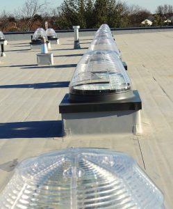 Sun tunnels are long and can bend around objects that would otherwise interfere with — or totally prohibit — the installation of traditional skylights. (Photo provided)