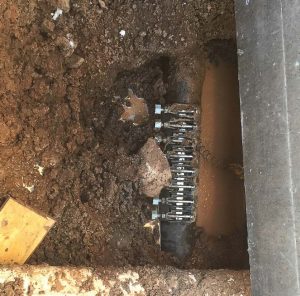 One of several repairs made by the city of Duluth. A wide array of technology is available today, giving cities the ability to specifically locate hairline fractures in pipes and listen for disturbances that would lead to a leak. (Photo provided)