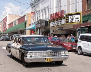 The 1962 Ford Galaxie used as the sheriff’s patrol car in “The Andy Griffith Show” is available for daily tours around town. The tours begin and end at Wally’s Service Station. (Photo provided)