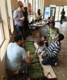 One of efargo’s interactive, family-friendly activities was the earth piano at Party for the Planet held at the local zoo. (Photo provided by efargo)