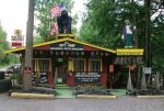The entrance to The Mystery Hole still sports the kitschy design and trappings popular with the roadside attractions of yesteryear. (Photo provided)