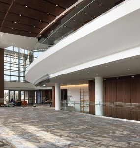 Pictured is an interior shot of the new city hall/performing arts center. (Photo provided)
