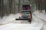 As municipalities seek to lessen salt usage, more might be drawn to byproducts in their own backyards. Polk County Highway Department has been mixing cheese brine with salt and sand since 2008. (Photo provided)