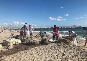 Throughout the year, Deerfield Beach hosts several cleanup events, including the International Coastal Cleanup. (Photo provided)