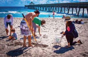 To maintain clean beaches, Deerfield Beach, Fla., encouraged citizen action through its Litter-Free Deerfield Beach program and Beach Sweep Volunteering. (Photo provided)