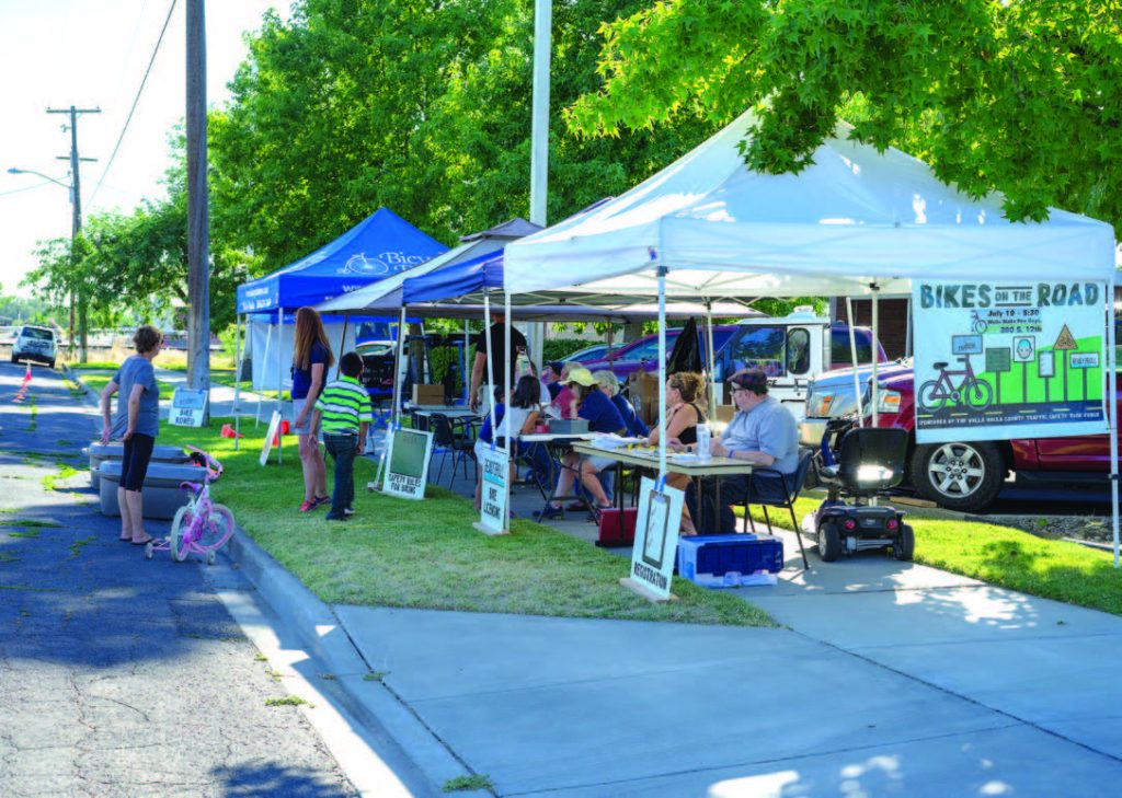 During the summer, the city of Walla Walla, Wash., and its surrounding county host block parties to get relevant public safety information out to the public. These parties take place in local parks, schools or on the street. (Photo provided)