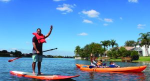 Residents turn out to enjoy the water during Wellington’s Lakeside Family Fun Days. The village has been branded as a great family community with great schools, parks, etc. (Photo provided)