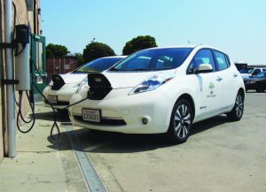 Driver training has been a key to success for Oakland’s EV program. As part of it, drivers have been trained to plug in their EVs after use. (Photo provided)
