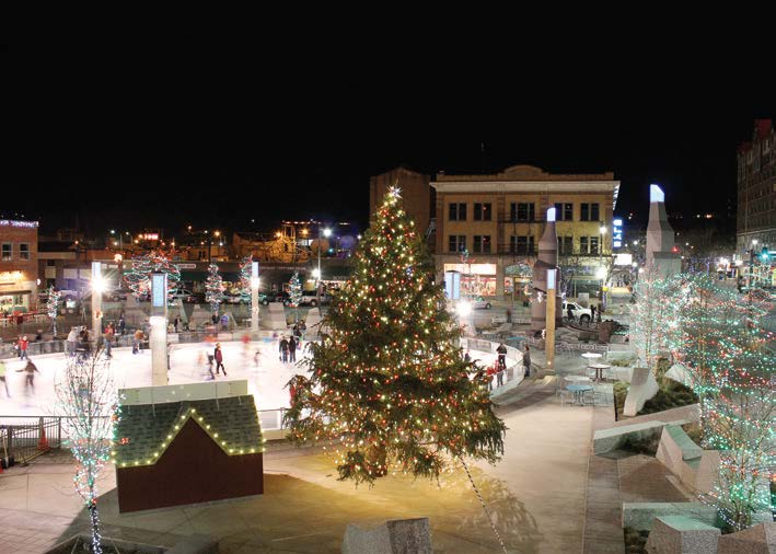 This photo is of Main Street Square, Rapid City, S.D. The city is a tourist destination due to its proximity to Mount Rushmore. (Photo provided)