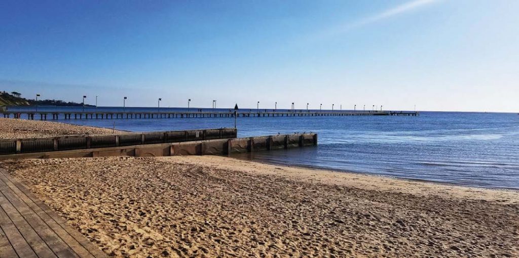 Eric King said he saw similarities in the coastal city of Frankston, Victoria, Australia, which is why he chose the location to visit as part of the ICMA’s International Management Exchange program this past August. This photos is of Frankston’s beachfront. (Photo provided)
