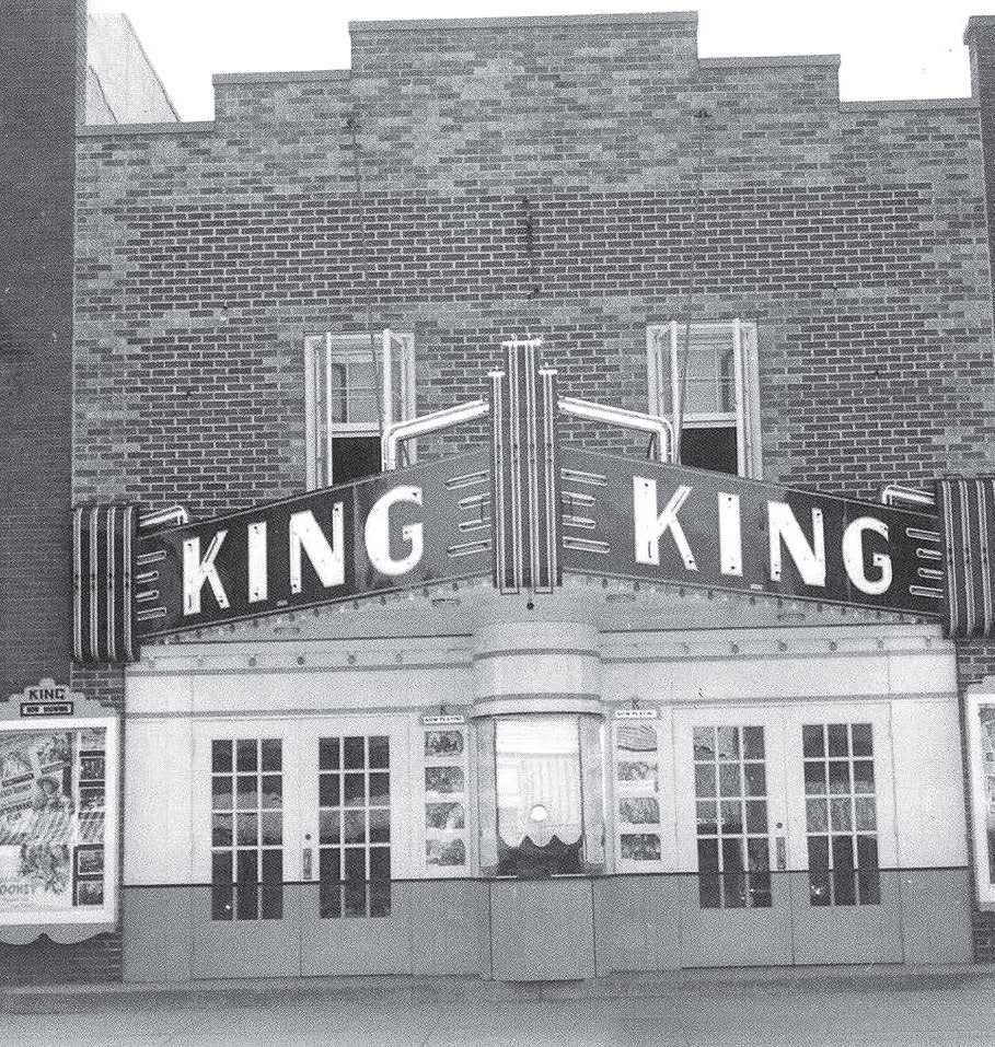 Pictured is the King Theatre as it appeared in the 1950s. Its marquee was added in the ’40s. (Photo provided)