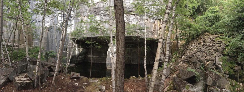 Dorset is home to the fi rst marble quarry in the U.S. Today, brave souls enjoy swimming there in the summer months. (Photo provided)