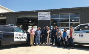 Pictured is Ventura, Calif.’s, fleet services team. Mary Joyce Ivers is currently interim public works supervisor and Barbara McCormack is acting fleet and facility services manager. From left, are Erwing Navarro, Donny Covarrubias, Ken Stiles, Robert Wiman, Tim Wolverton, Mary Joyce Ivers, Frank Ceniceros, Jeff Waters, Silvia Medrano, Courtney Deppen and Barbara McCormack. (Photo provided)