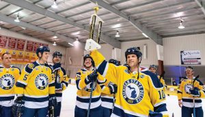 The winners of the 2019 hockey Battle of the Badges in Jackson County, Mich., were the Michigan State Police officers. (Photo provided)