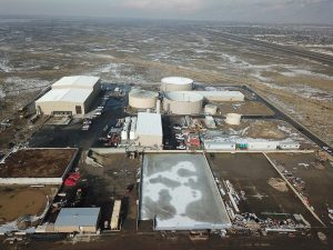 An aerial shot of the Wasatch Resource Recovery project site. Once operational, it will significantly reduce greenhouse gases from area landfills and cut carbon emissions. (Photo provided)