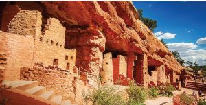 The 40-room Anasazi cliff dwellings were moved brick by brick more than 300 miles to Manitou Springs and opened to the public in 1907.