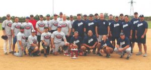 Lewisville, Texas, hosts a Battle of the Badges softball tournament, which pits the fire department against the police department. (Photo provided)