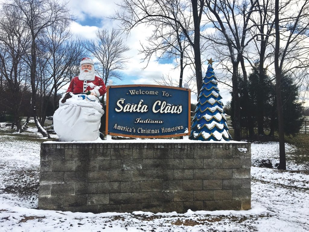Christmas Santa Claus, Ind. The Municipal