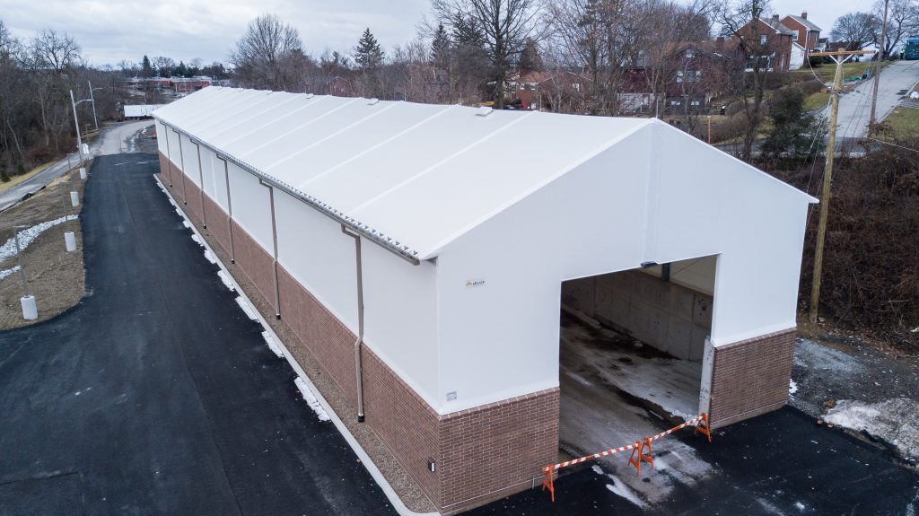 Legacy Tension Fabric Buildings Feature Structural Steel Frame The