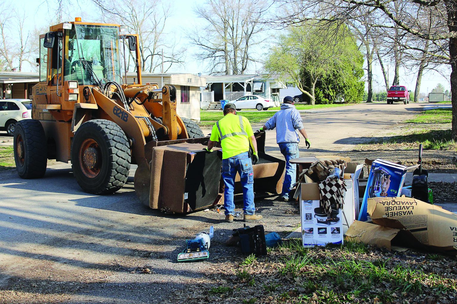 Yearround bulky item collections reduce curbside eyesores