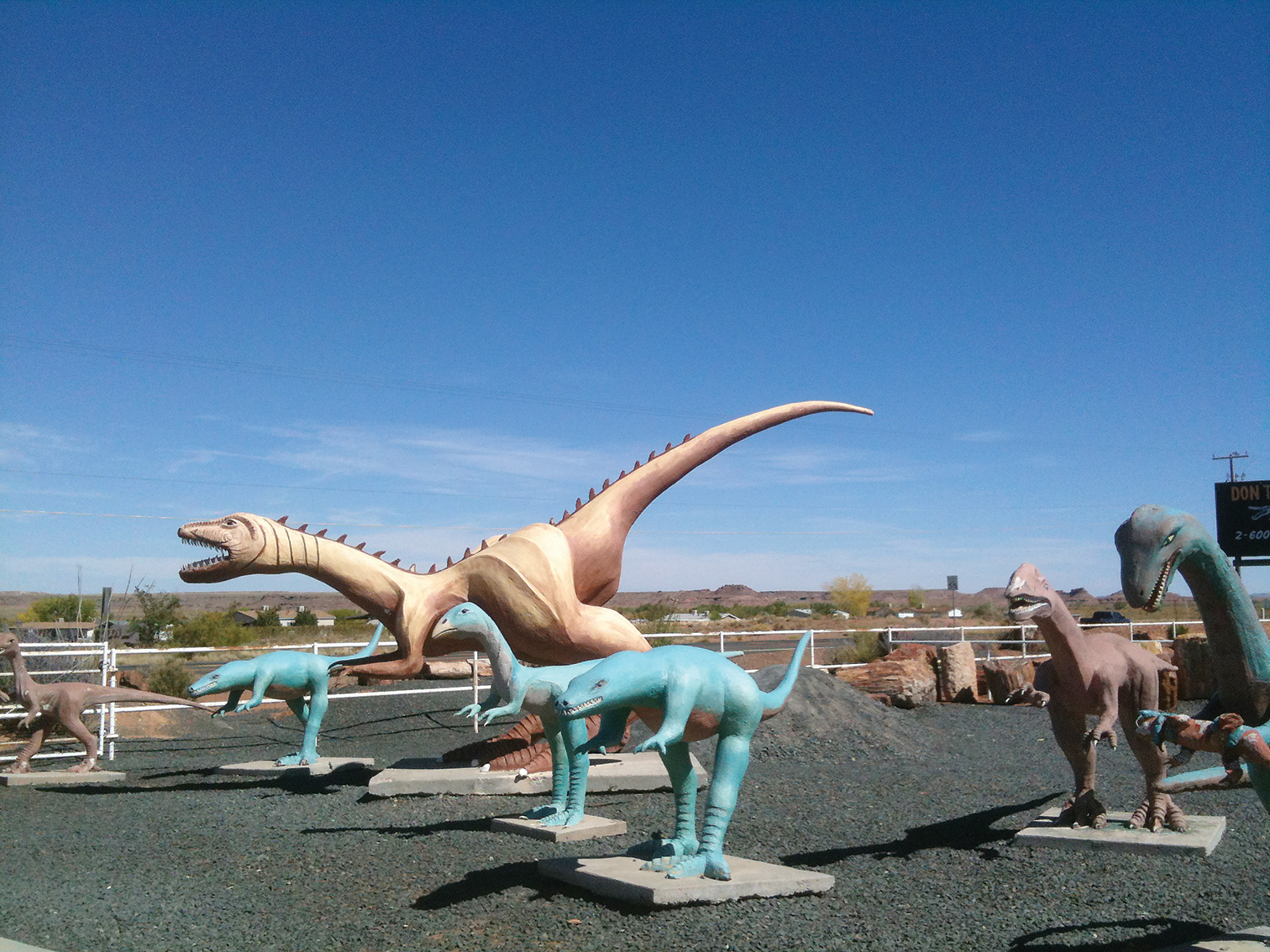 Holbrook, Arizona a nostalgic trip into the Triassic period